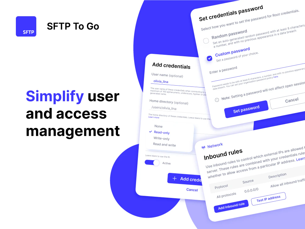 screenshot of SFTP To Go